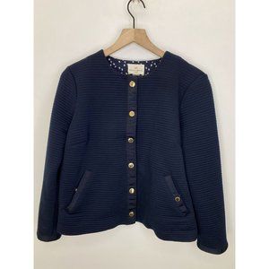 Holly & Whyte Long Sleeve Blazer Blue Size Medium